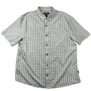 Alaskan Hardgear Shirt Mens L Camp Performance Vented Fishing Outdoor Plaid Mesh